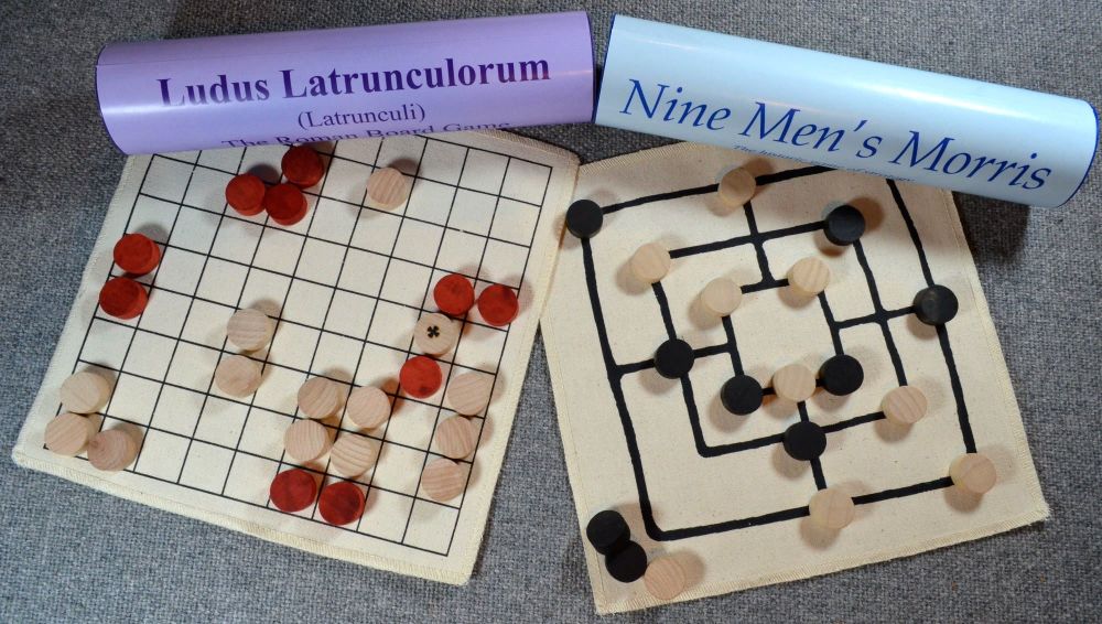 Roman Board Games – Ludus Latrunculorum and Nine Men's Morris