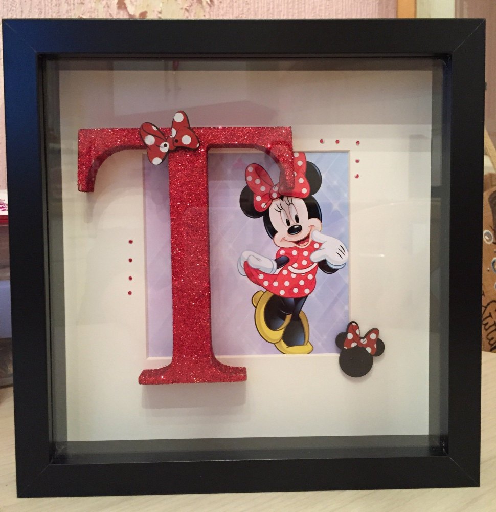 Framed Initial (Girls)