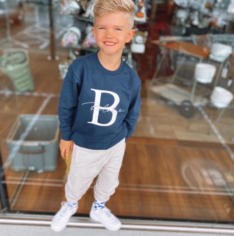 Large Initial & Name Jumper
