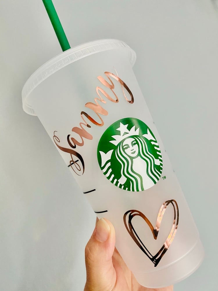 Starbucks Heart Cold Cup