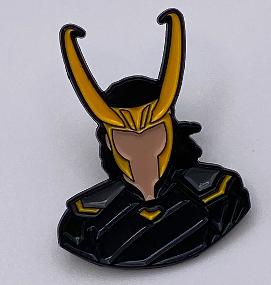 Loki Laufeyson Horns Pin Badge