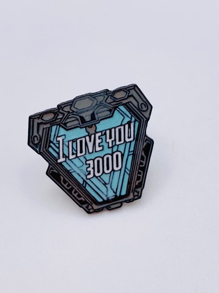 Iron Man Love You 3000 Pin Badge