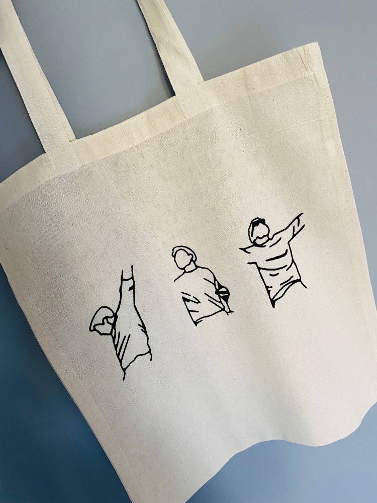 Sebastian Stan Hungry Eyes Tote Bag