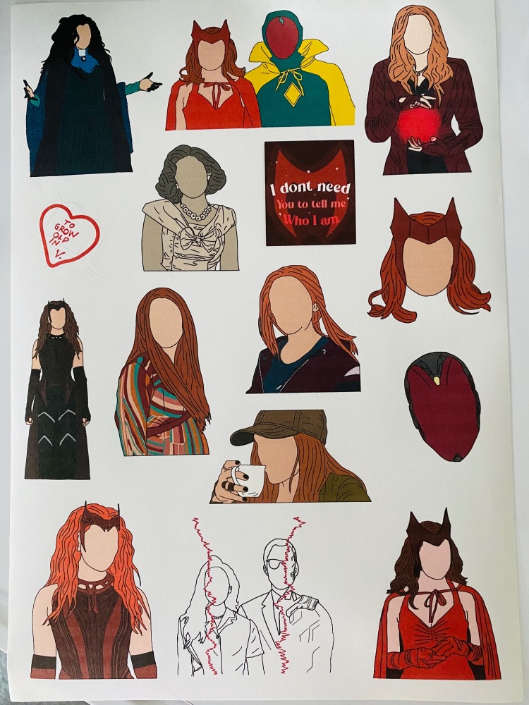 Scarlet Witch Sticker Pack