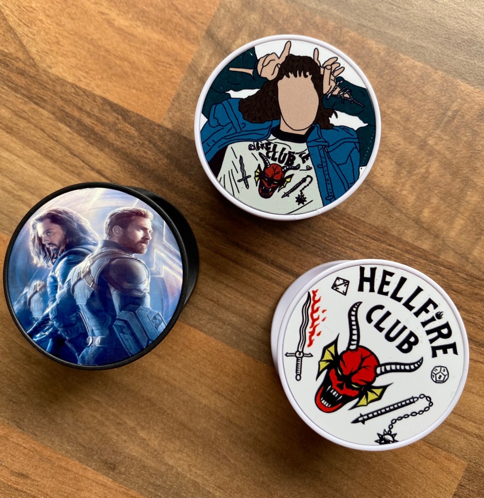 Character Collapsable Pop Socket