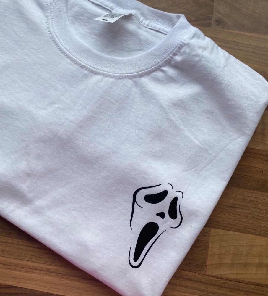 Small Ghostface Head T-shirt