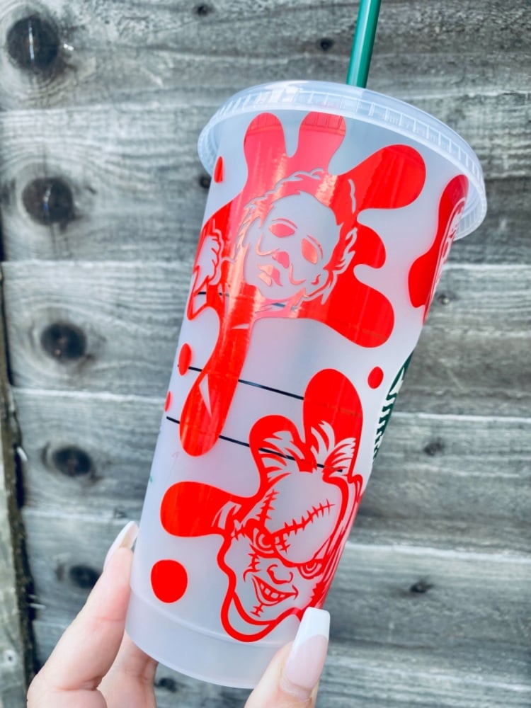 Horror Movies Starbucks Cold Cup