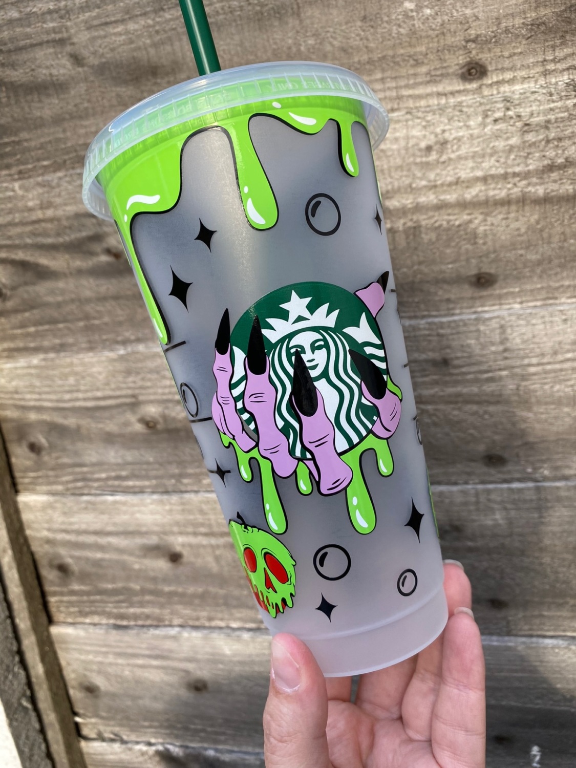 Wicked Witch Poison Apple Starbucks Cold Cup