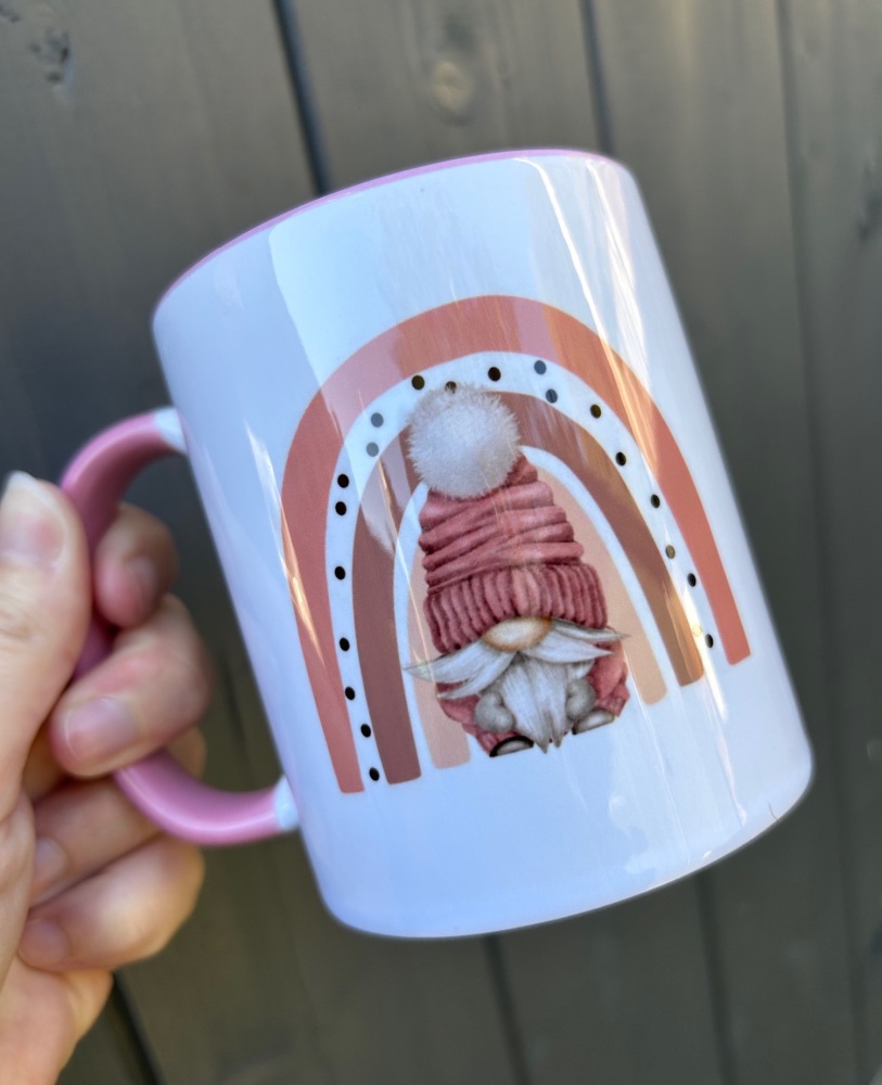 Pink Rainbow Gonk Mug