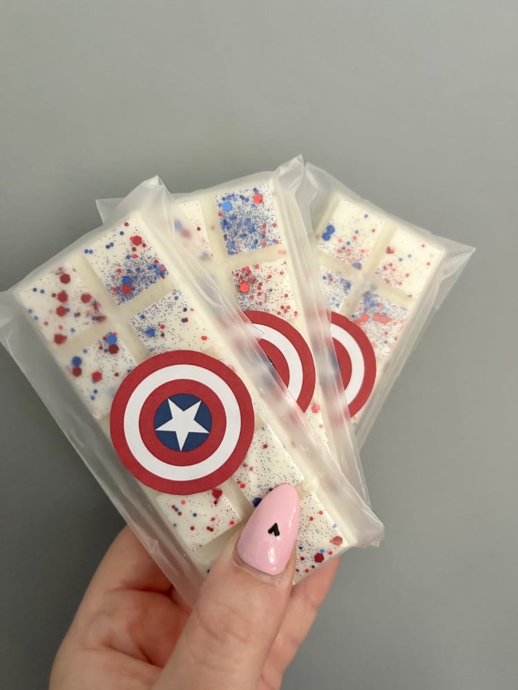 Captain America Wax Melts Bar