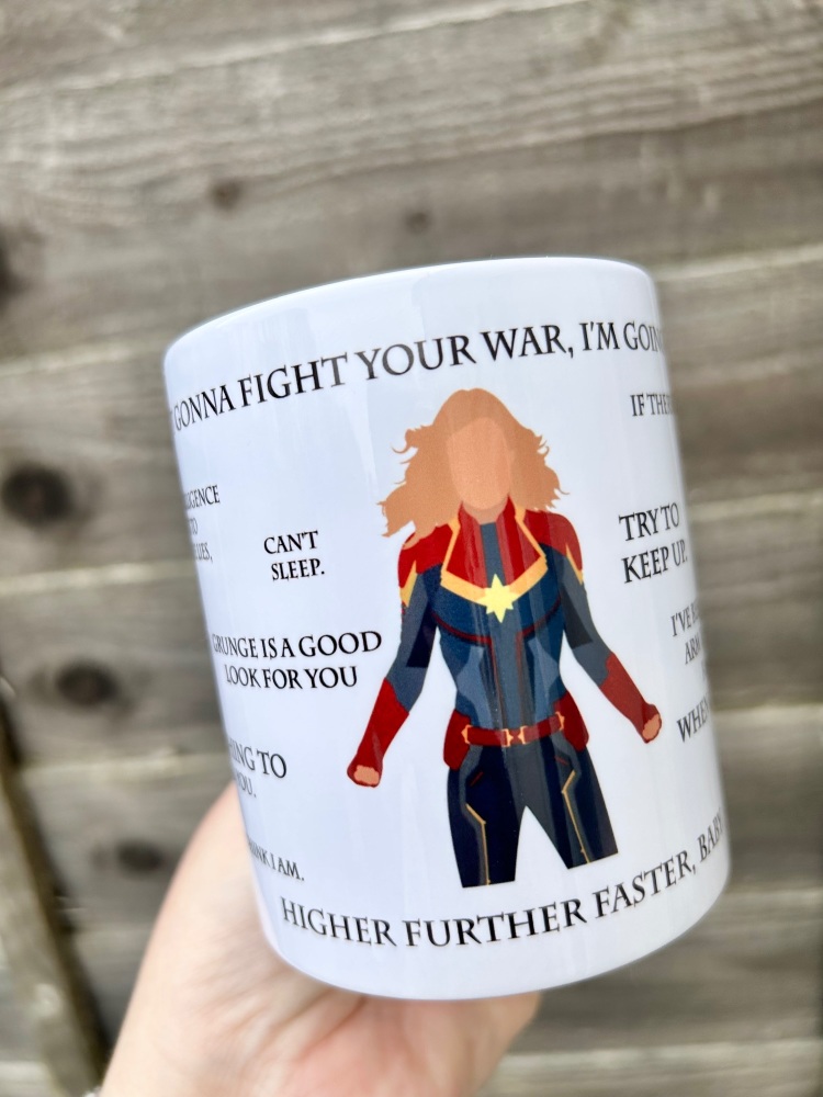 Captain Marvel Quote Mug