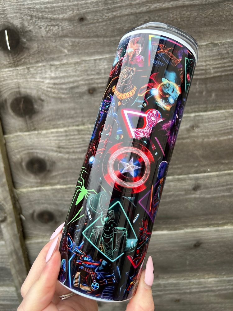 Neon Marvel 20oz Tumbler