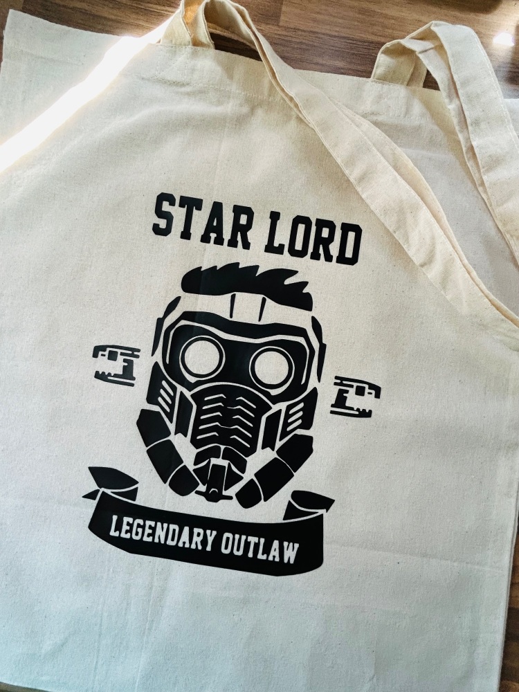 Star Lord Legendary Outlaw Tote Bag