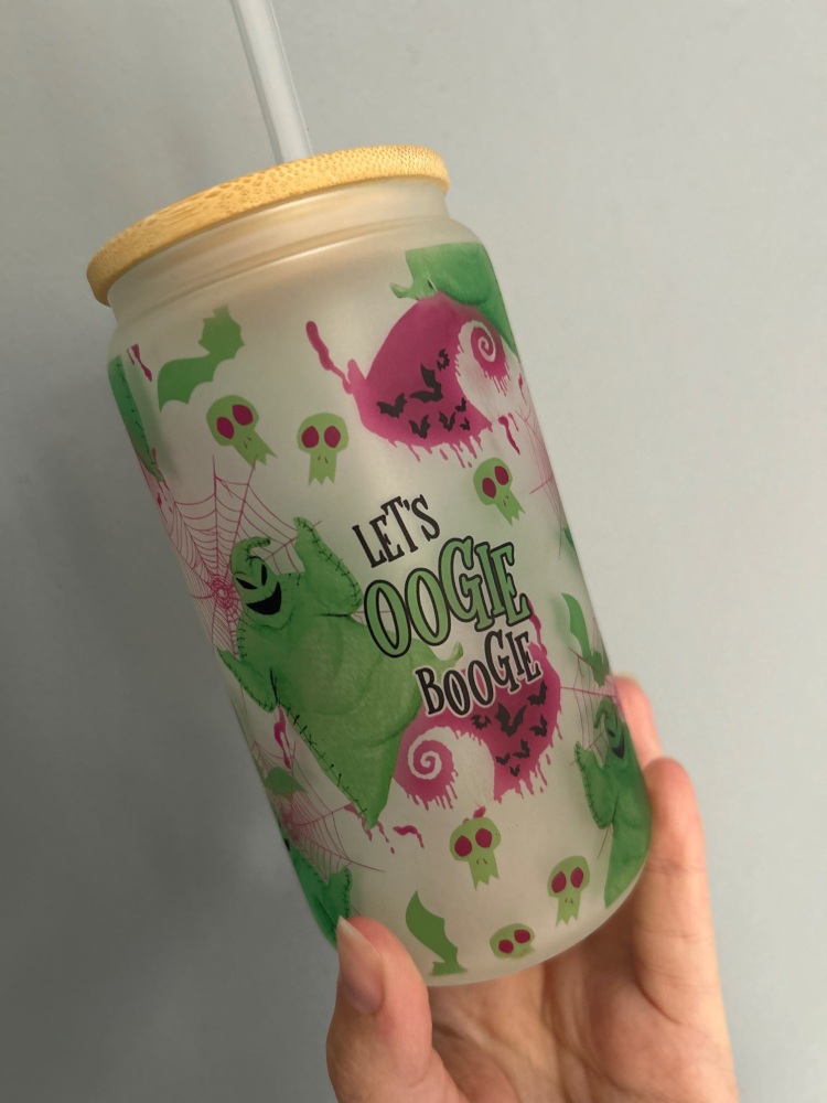 Oogie Boogie 16oz Frosted Libbey Can