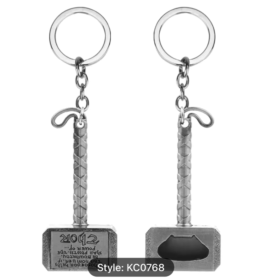 Mjolnir Bottle Opener Keyring