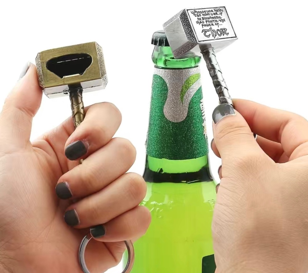 Mjolnir Bottle Opener Keyring