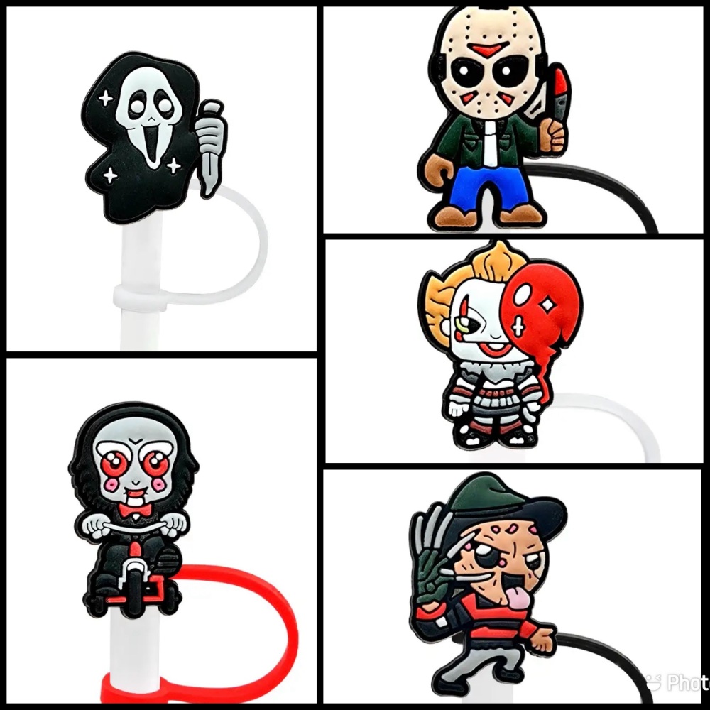 Horror Straw Toppers