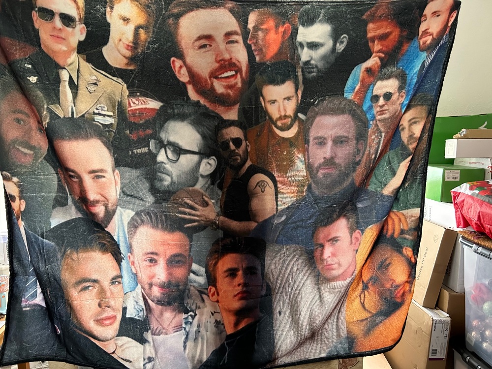 Chris Evans Fleece Blanket