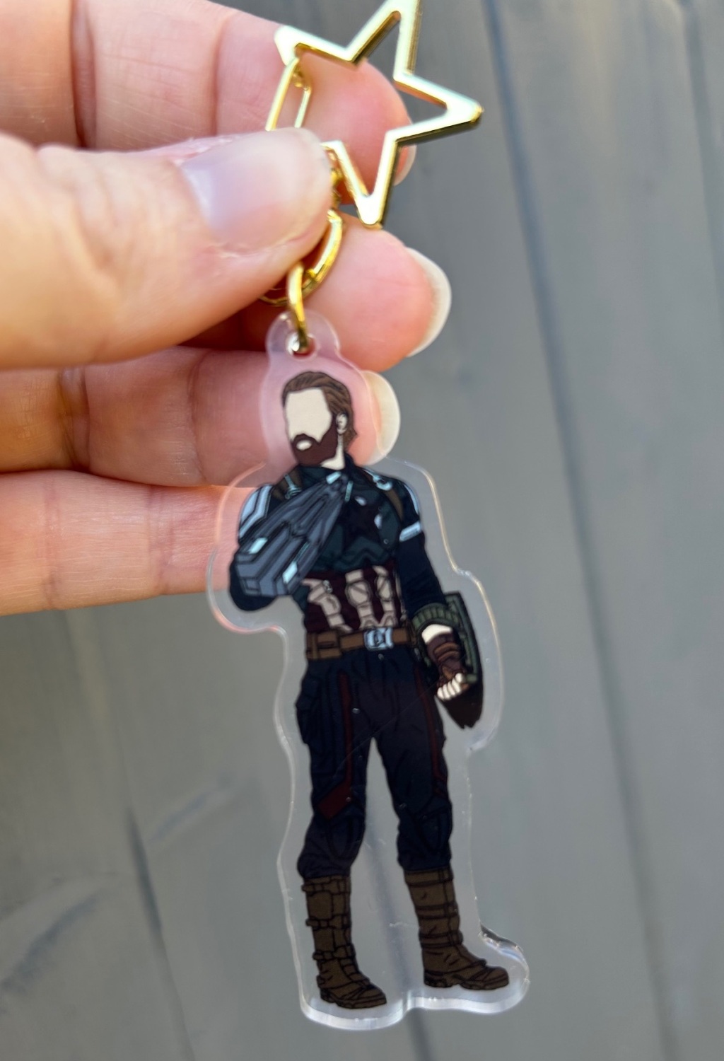 Captain America Nomad Keyring
