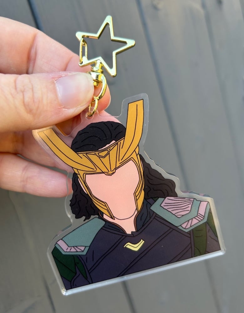 Loki Horns Keyring