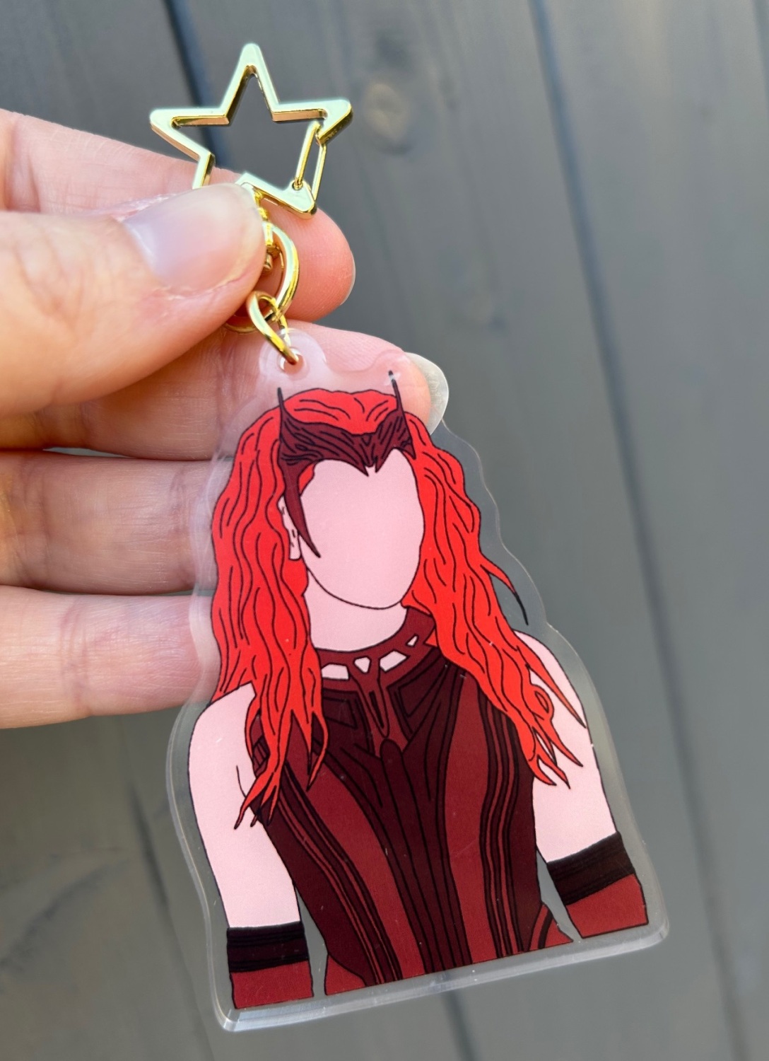 Scarlet Witch Keyring