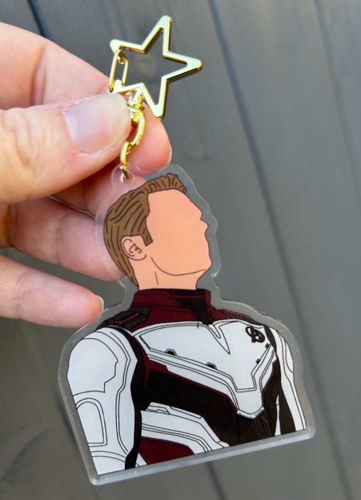 Steve Quantum Suit Keyring