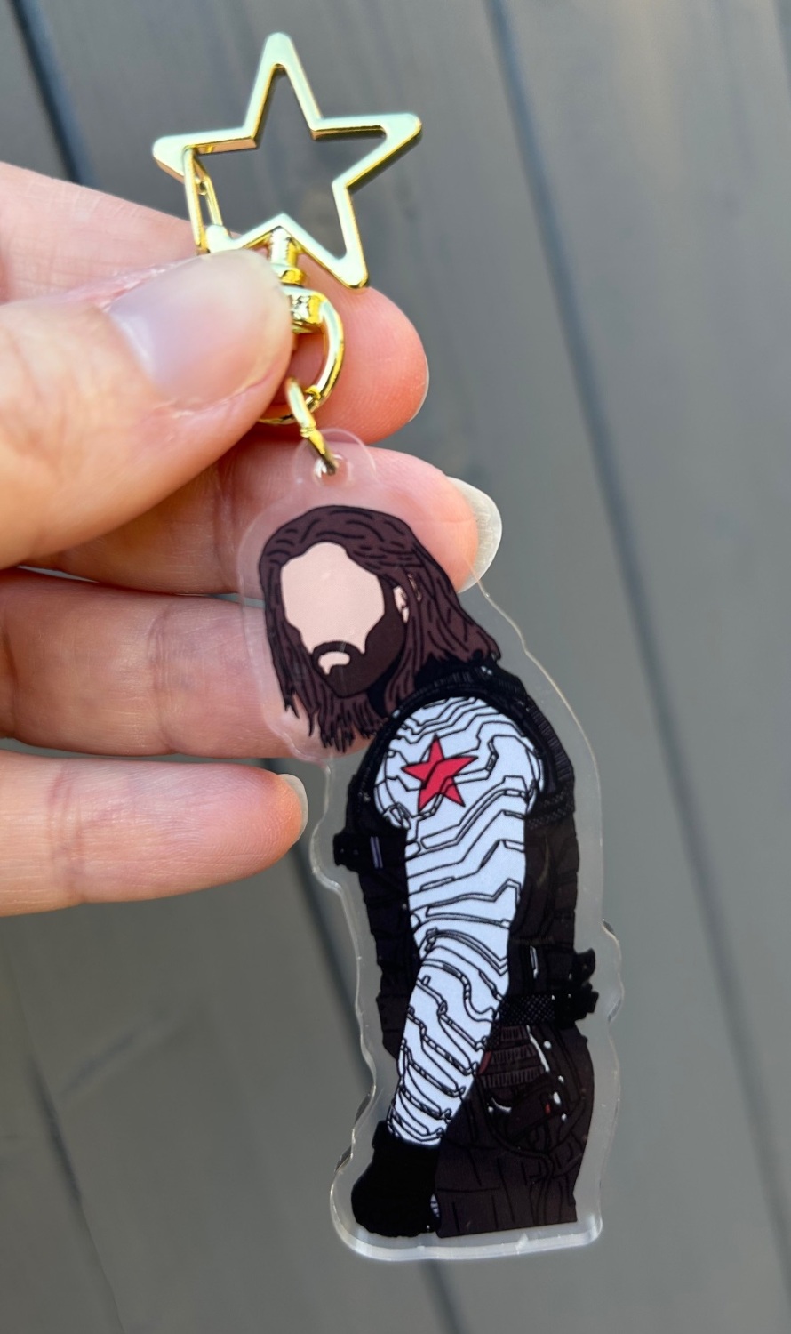 Winter Soldier Full Keyring