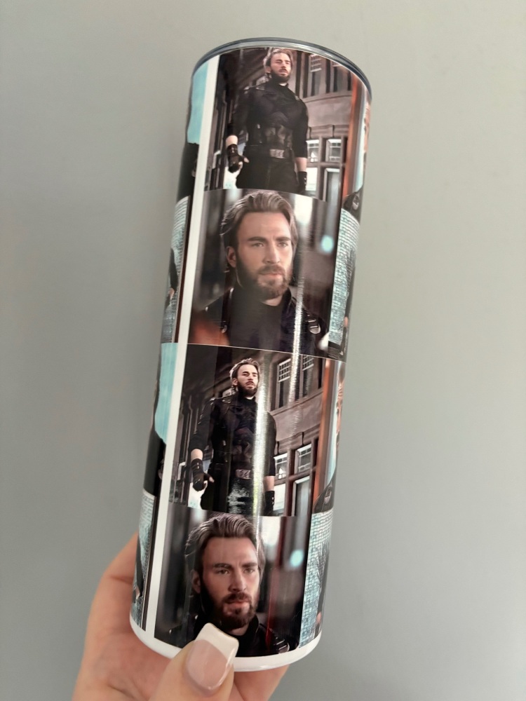 Bearded Captain America 20oz Tumbler