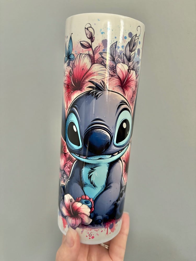 Stitch Flowers 20oz Tumbler