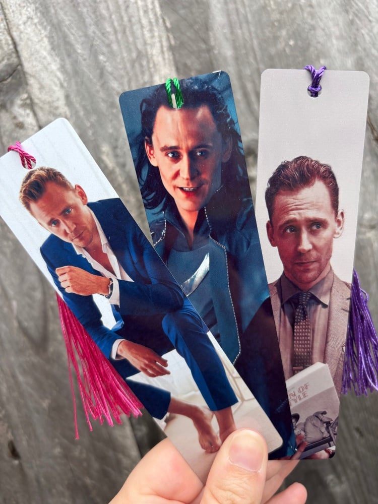 Tom Hiddleston/Loki Bookmark Trio