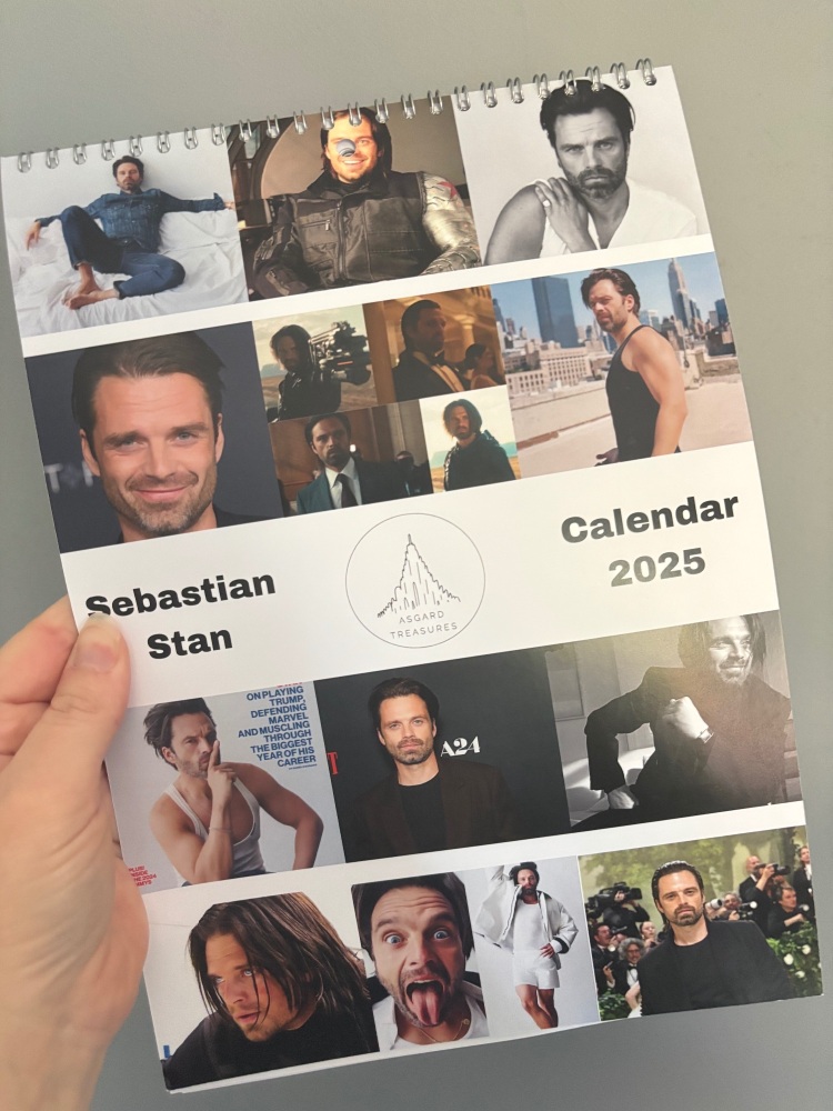 Sebastian Stan Wall Calendar 2025