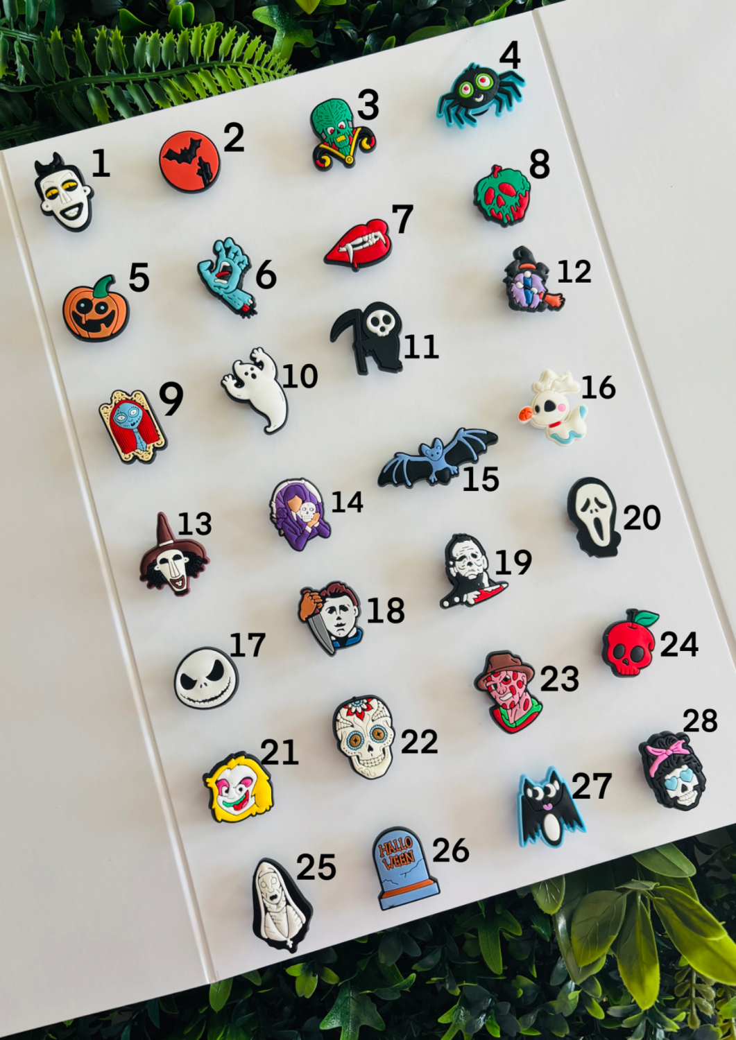 Halloween Character Croc Charms