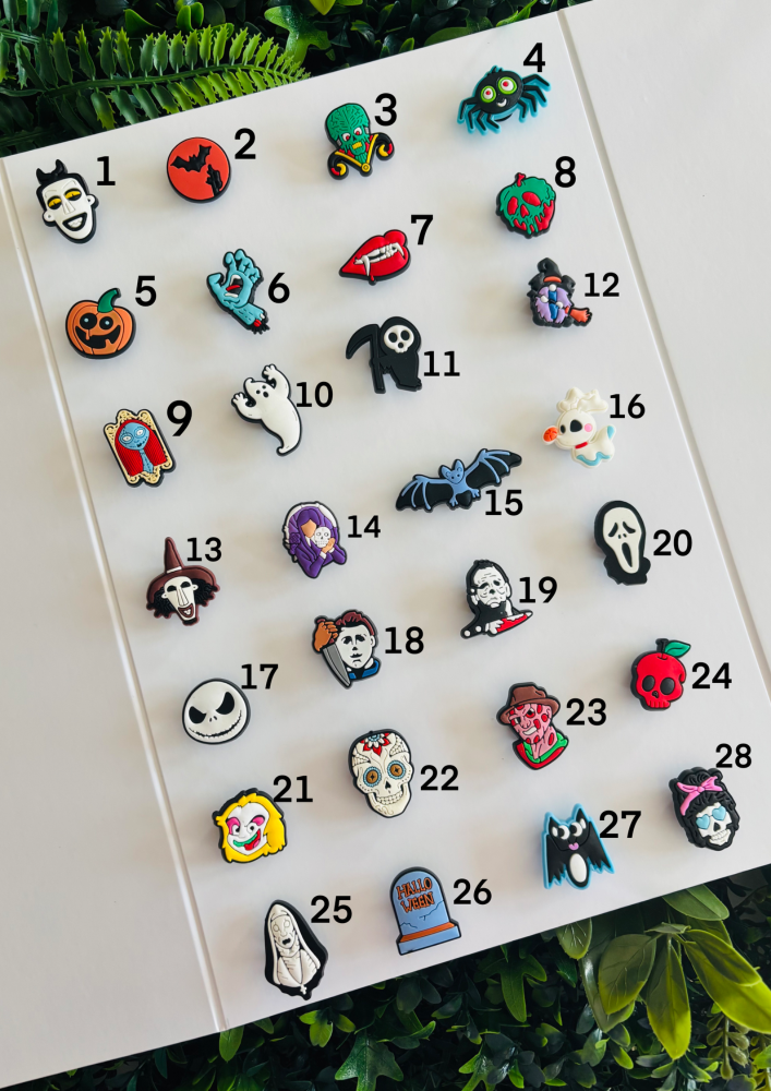 Halloween Character Croc Charms