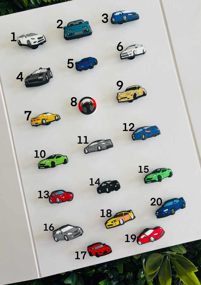 Cars Croc Charms