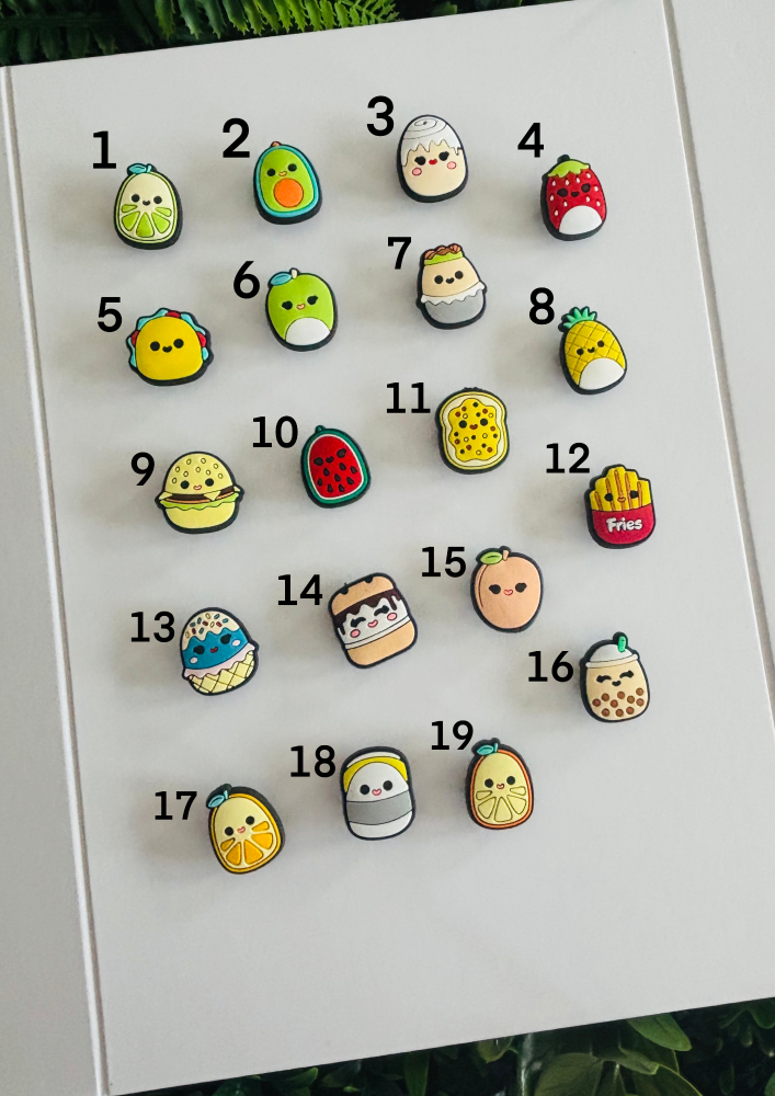 Fruit Croc Charms