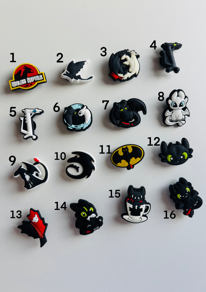 HTTYD Croc Charms