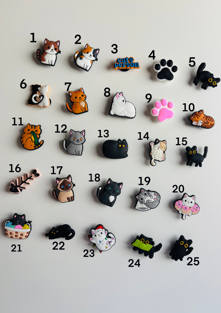 Cat Croc Charms