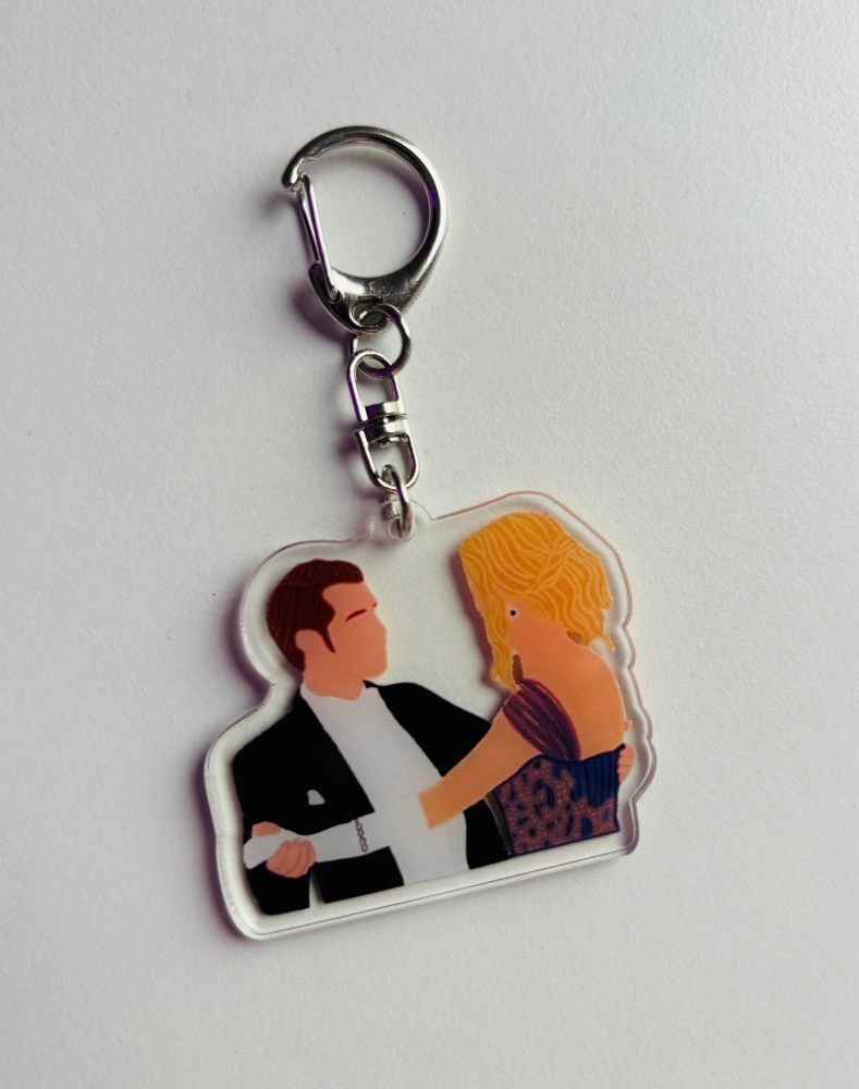 Klaus & Caroline Keyring