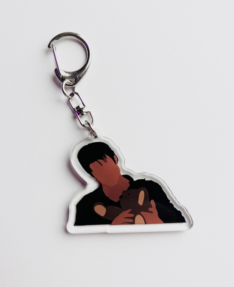 Damon & Miss Cuddles Keyring