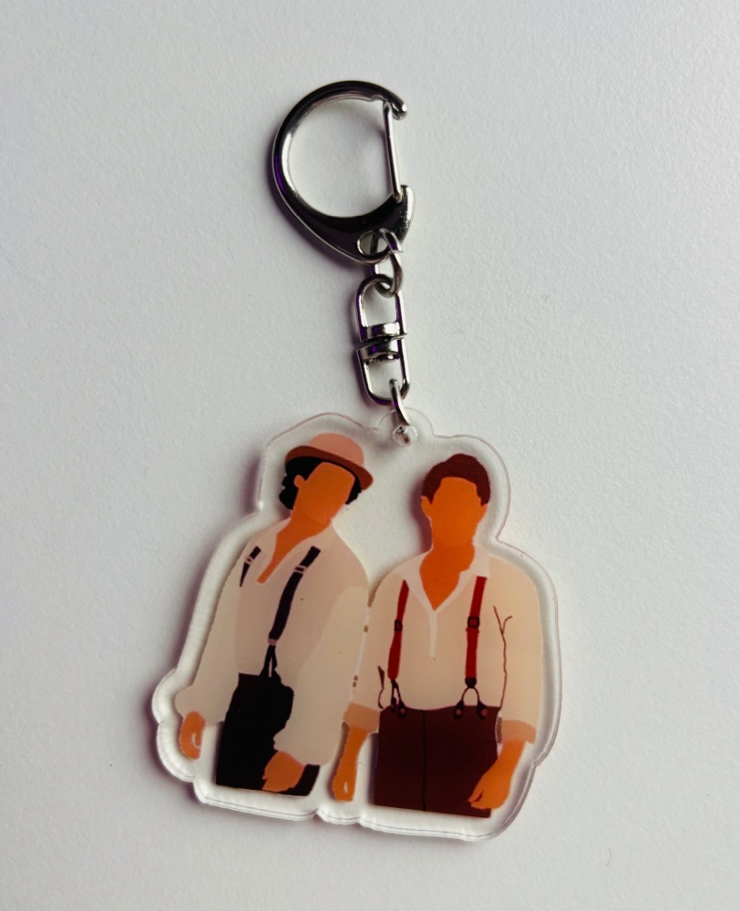Damon & Miss Cuddles Keyring