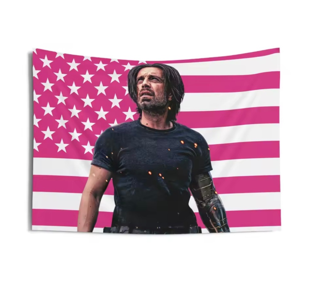Thunderbolts Bucky Flag