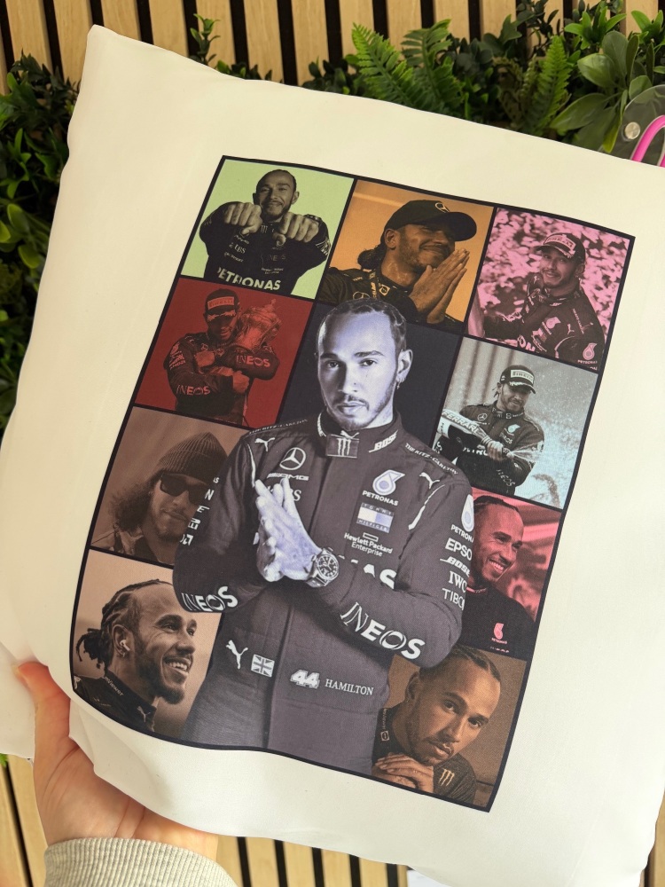 Lewis Hamilton Eras Cushion