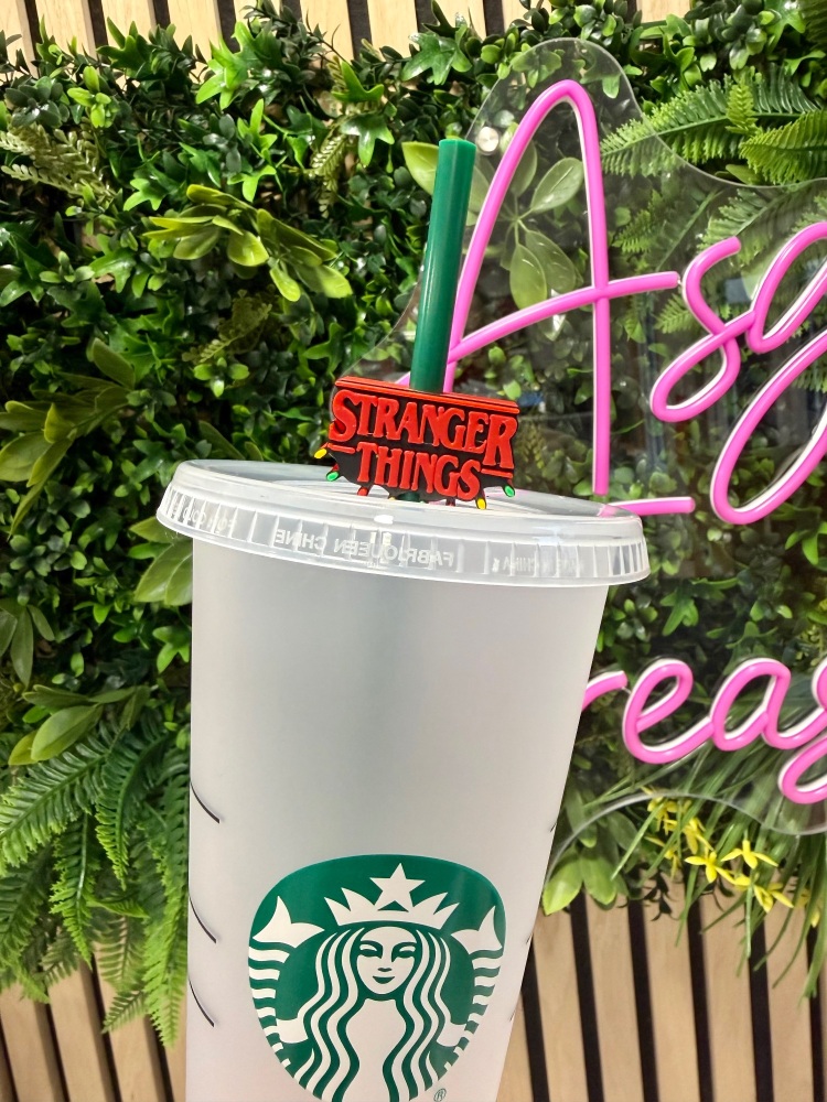 Stranger Things Lights Straw Topper