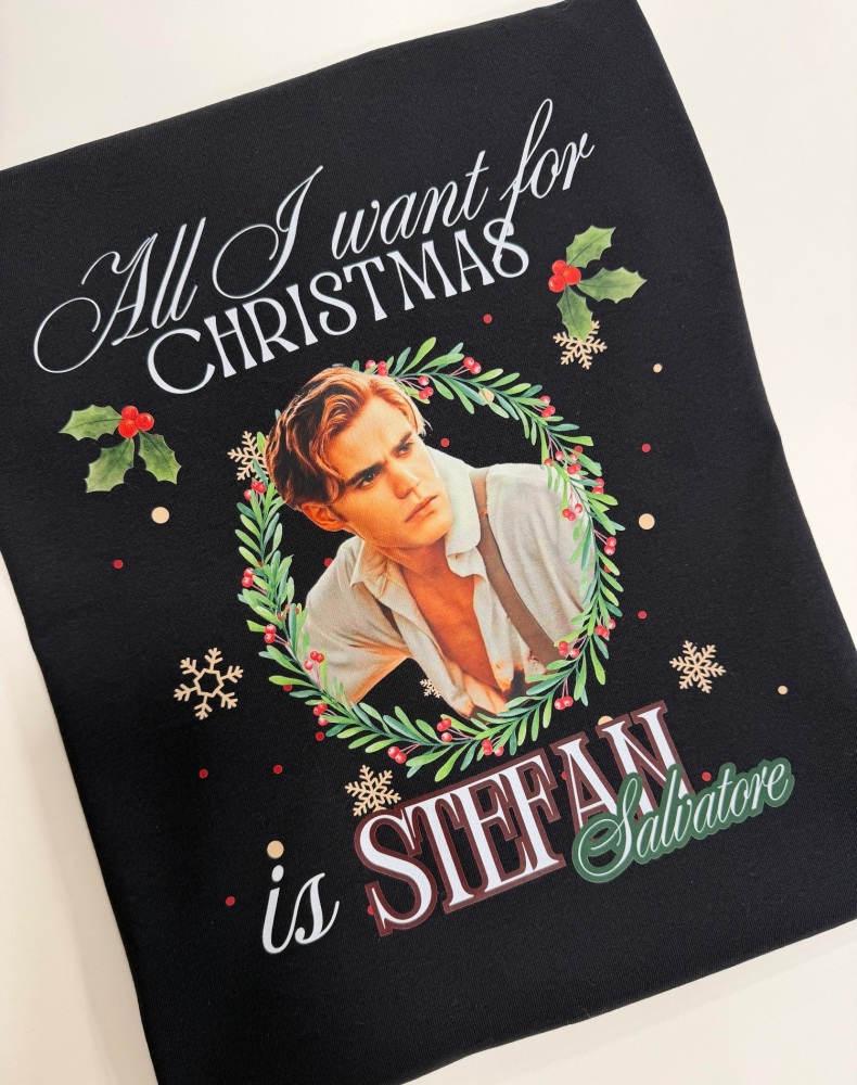 All I Want For Christmas Is Stefan T-shirt