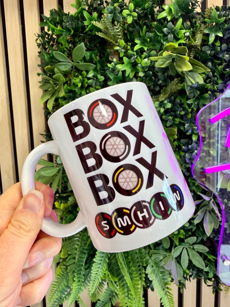 Box Box Box Mug