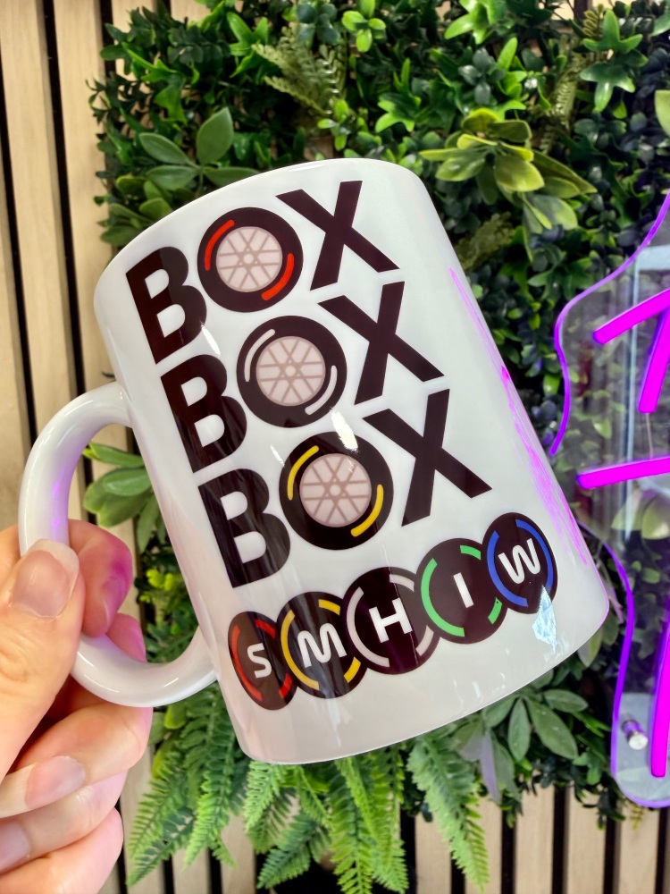 Box Box Box Mug