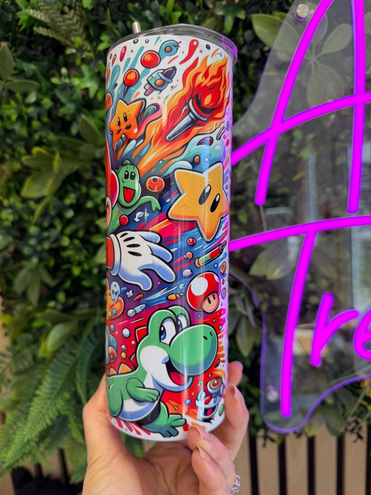 Super Mario 20oz Tumbler