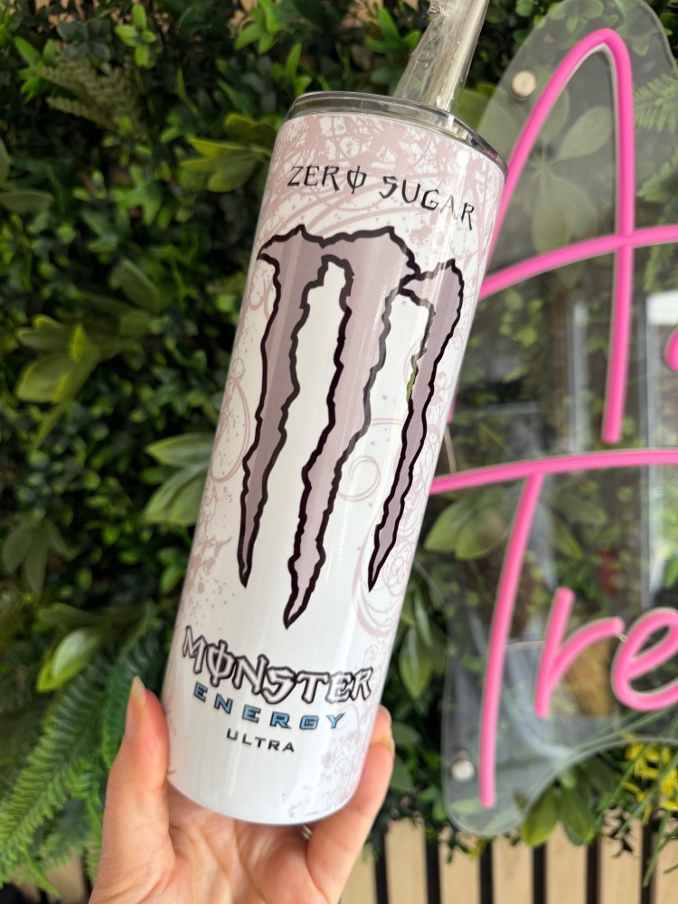 Monster White 20oz Tumbler