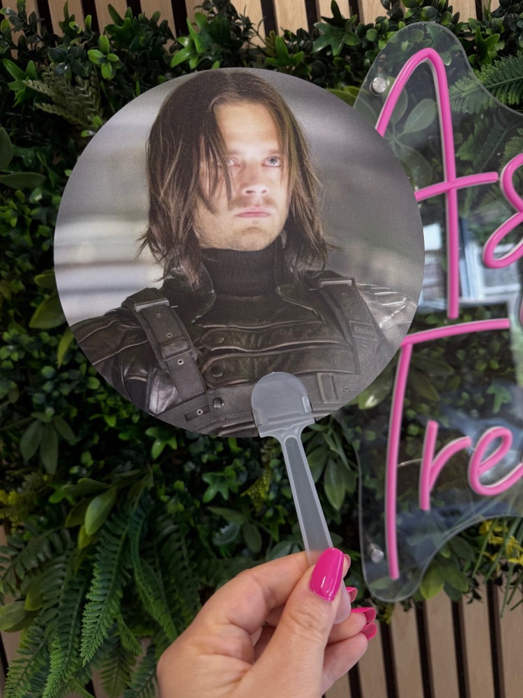 Winter Soldier Hand Fan