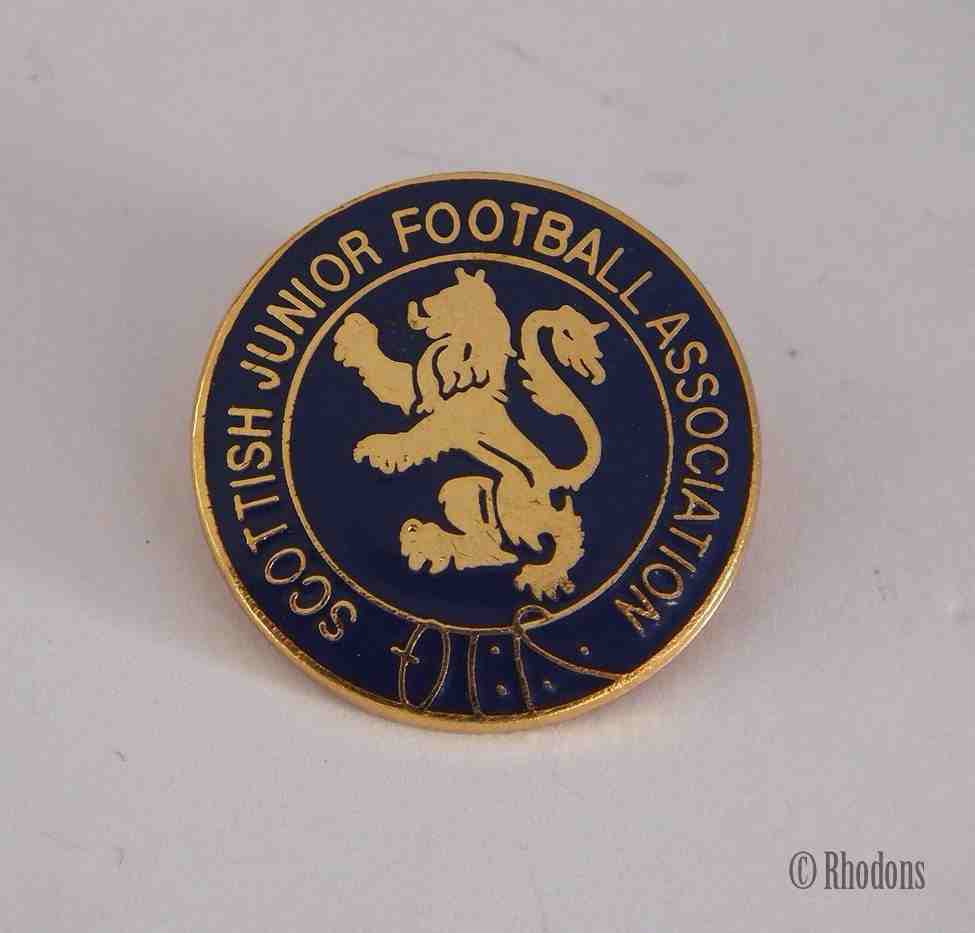 Scottish Junior Football Association Enamel Badge ...